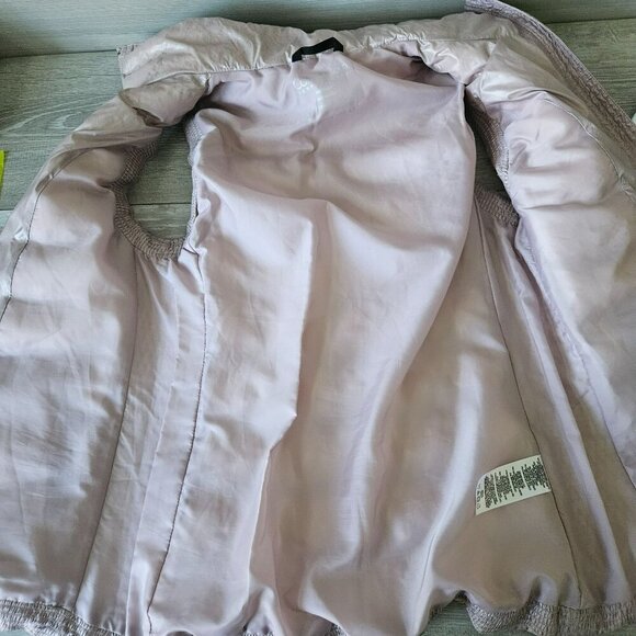 Calvin Klein Performance Womens M Premium Down Puffer Vest Pink Ribbed Sides - Picture 8 of 12
